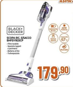 Offerta per Black & Decker - Scopa Ric. S/Sacco BHFEV1825CP a 179,9€ in Expert
