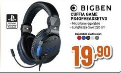 Offerta per Big Ben - Cuffia Game PS40FHEADSETV3  a 19,9€ in Expert