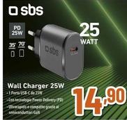 Offerta per Sbs - Wall Charger 25W a 14,9€ in Expert