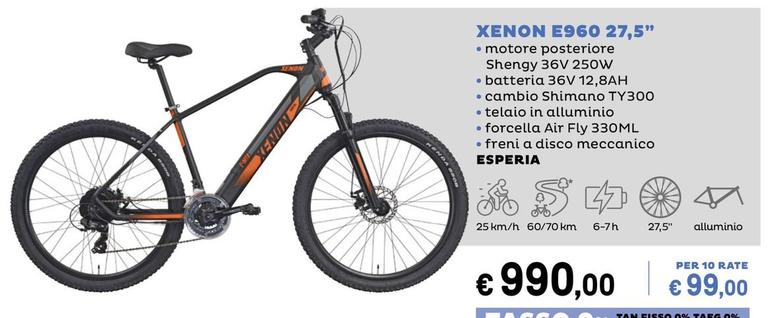 Offerta per Esperia - Xenon E960 27,5"  a 990€ in Iper La grande i