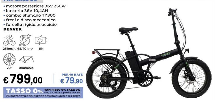 Offerta per Denver - Fat Bike 20'' a 799€ in Iper La grande i