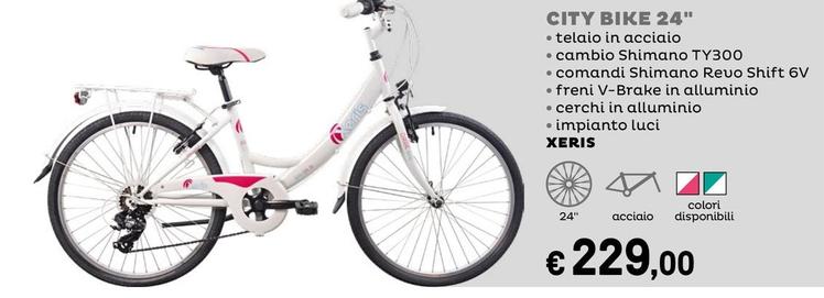 Offerta per Xeris - City Bike 24'' a 229€ in Iper La grande i