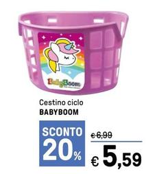 Offerta per Babyboom - Cestino Ciclo a 5,59€ in Iper La grande i