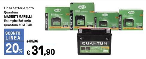 Offerta per Magneti Marelli - Linea Batterie Moto Quantum a 31,9€ in Iper La grande i