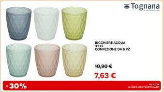 Offerta per Tognana - Bicchieri Acqua 32 Cl a 7,63€ in Max Factory