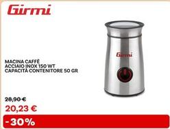 Offerta per Girmi - Macina Caffe' Acciaio Inox a 20,23€ in Max Factory