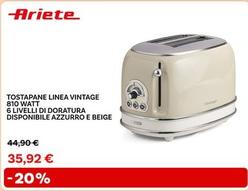Offerta per Ariete - Tostapane Linea Vintage Beige a 35,92€ in Max Factory