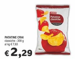 Offerta per Crai - Patatine a 2,29€ in Crai