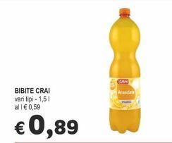 Offerta per Crai - Bibite a 0,89€ in Crai