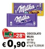 Offerta per Milka - Cioccolato a 0,9€ in Crai