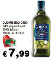Offerta per Cirio - Olio Riserva a 7,99€ in Crai