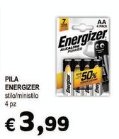 Offerta per Energizer - Pila a 3,99€ in Crai