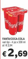 Offerta per Fanta/Coca Cola a 2,69€ in Crai