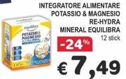 Offerta per Equilibra - Integratore Alimentare Potassio & Magnesio Re Hydra Mineral a 7,49€ in Crai