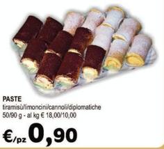 Offerta per Paste a 0,9€ in Crai