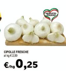Offerta per Cipolle Fresche a 0,25€ in Crai