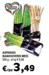Offerta per Asparagi Bianchi/Verdi Medi a 3,49€ in Crai
