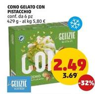 Offerta per Le Gelizie - Cono Gelato Con Pistacchio a 2,49€ in PENNY