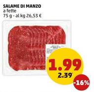 Offerta per Salame Di Manzo a 1,99€ in PENNY