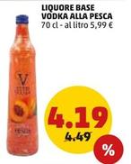 Offerta per Liquore Base Vodka Alla Pesca a 4,19€ in PENNY