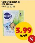 Offerta per Ciao - Tappetini Igienici Per Animali a 3,99€ in PENNY