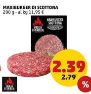 Offerta per Voglia Di Griglia - Maxiburger Di Scottona a 2,39€ in PENNY