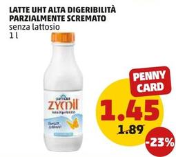 Offerta per Parmalat - Latte UHT Alta Digeribilità Parzialmente Scremato a 1,45€ in PENNY