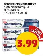 Offerta per Mentadent - Dentifricio a 3,99€ in PENNY