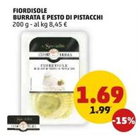 Offerta per Cuor Di Terra - Fiordisole Burrata E Pesto Di Pistacchi a 1,69€ in PENNY