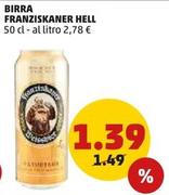 Offerta per Franziskaner - Birra Hell a 1,39€ in PENNY