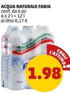 Offerta per Fabia - Acqua Naturale a 1,98€ in PENNY