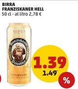 Offerta per Franziskaner - Birra Hell a 1,39€ in PENNY