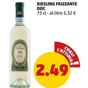 Offerta per Le Cascine - Riesling Frizzante DOC a 2,49€ in PENNY