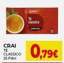 Offerta per Crai - Te Classico a 0,79€ in Crai