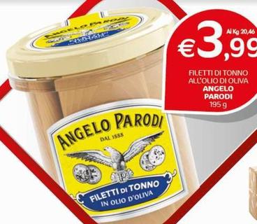 Offerta per Angelo Parodi - Filetti Di Tonno All'Olio Di Oliva a 3,99€ in Crai