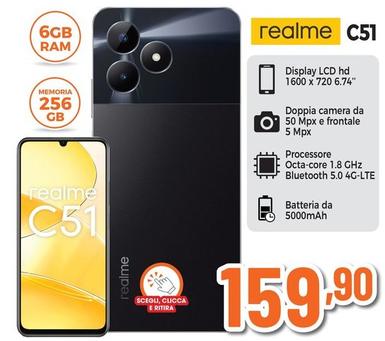 Offerta per Realme - C51 a 159,9€ in Expert