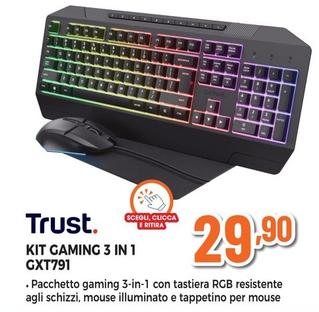 Offerta per Trust - Kit Gaming 3 In 1 GXT791 a 29,9€ in Expert