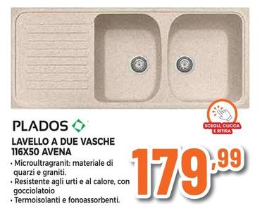 Offerta per Plados - Lavello A Due Vasche 116X50 Avena a 179,99€ in Expert