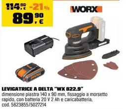 Offerta per Worx - Levigatrice A Delta “WX 822.9” a 89,9€ in OBI