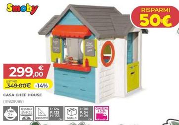 Offerta per Smoby - Casa Chef House a 299€ in Toys Center