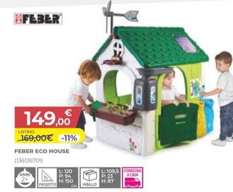 Offerta per Feber - Eco House a 149€ in Toys Center