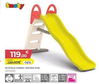 Offerta per Smoby - Scivolo Funny Water Fun a 119€ in Toys Center