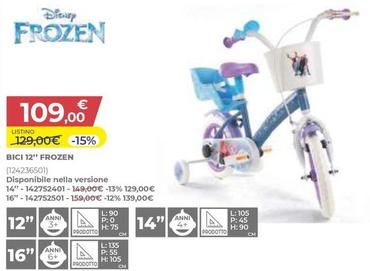 Offerta per Bici 12'' Frozen a 109€ in Toys Center