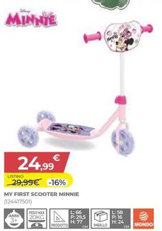 Offerta per My First Scooter Minnie a 24,99€ in Toys Center