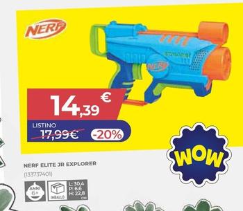 Offerta per Nerf - Elite Jr Explorer a 14,39€ in Toys Center