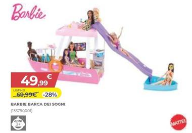 Offerta per Mattel - Barbie Barca Dei Sogni a 49,99€ in Toys Center