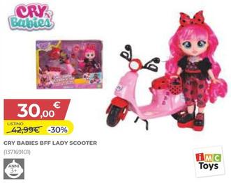 Offerta per Imc Toys - Cry Babies Bff Lady Scooter a 30€ in Toys Center