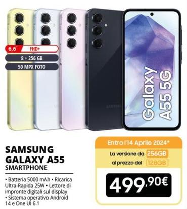 Offerta per Samsung - Galaxy A55 Smartphone a 499,9€ in Comet