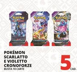 Offerta per Pokémon - Scarlatto E Violetto Cronoforze a 5€ in Comet
