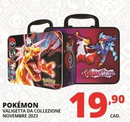 Offerta per Pokémon - Valigetta Da Collezione Novembre 2023 a 19,9€ in Comet